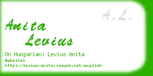 anita levius business card